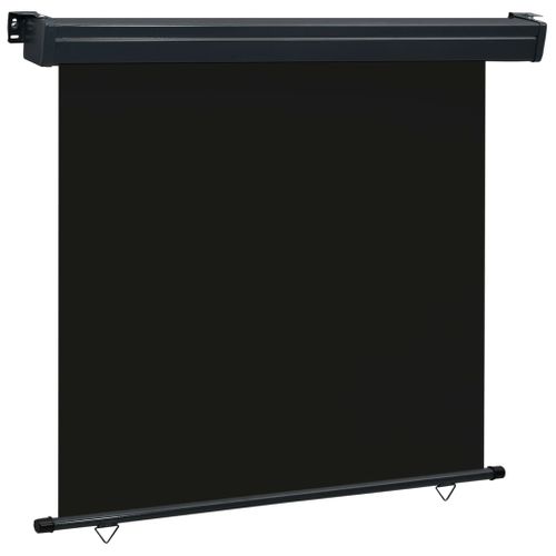 VidaXL balkonscherm 160x250 cm zwart
