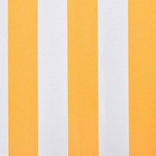 VidaXL luifeldoek 350x250 cm canvas oranje en wit
