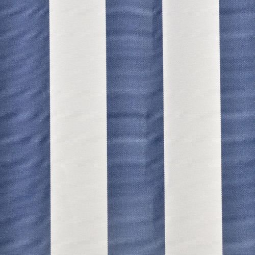 VidaXL luifeldoek 450x300 cm canvas blauw en wit